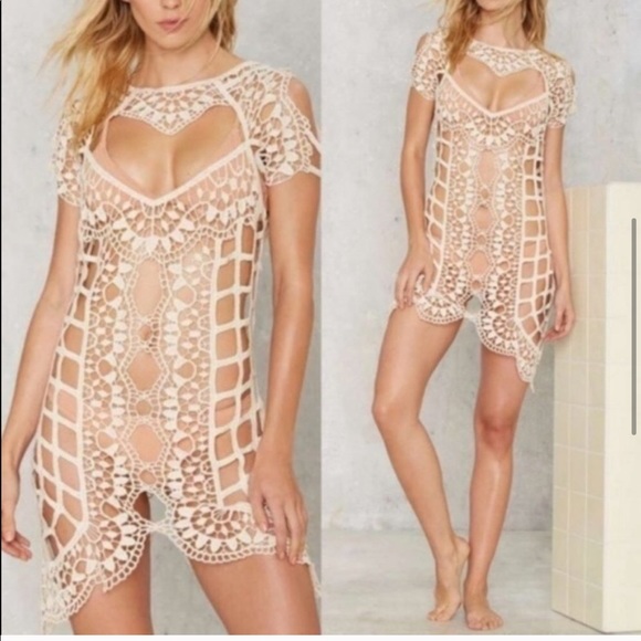 For Love And Lemons Other - For Love and Lemons Barcelona Crochet Cover Up
